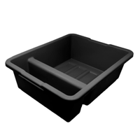Omcan 81075 4.6 Gallon Durable Polyethylene Commercial Food Service Bus Box Tub