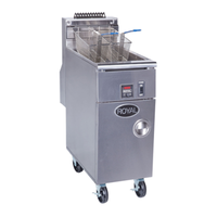 Royal RHEF-45-DM2 45-50 lb. Gas Floor Model Fryer