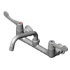 EFI SIF-F8WW06A 8" Wall Mount Mixing Faucet With 6" Swivel Nozzle For Commercial Kitchens