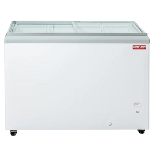 New Air NIF-50-FG 50-Inch Commercial Flat Glass Ice Cream Freezer