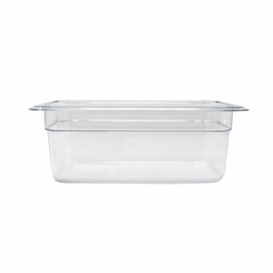 Omcan 80062 1/4 Size 10-7/16" x 6-3/8" Clear Food Pan