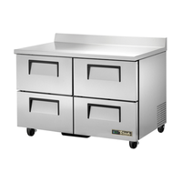 True TWT-48D-4-HC 48 Inch Refrigerated Work Top Counter