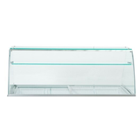 Celcold CEF60-FG-60 60" Glass Food Guard for Ice Cream Dipping Cabinet