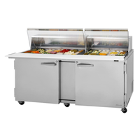 Turbo Air PST-72-30-N-CL 72-5/8"W Mega Top Sandwich Prep Table
