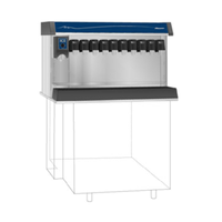 Follett VU300B8RL Vision 300 lb In-Counter Soda Ice Dispenser