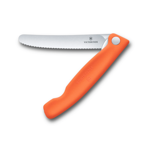 Victorinox 6.7839.FC1 4-1/2" Foldable Serrated Round Blade Paring Knife