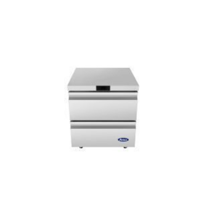Atosa AUR27D2 27.5-Inch Undercounter Refrigerator With Drawers