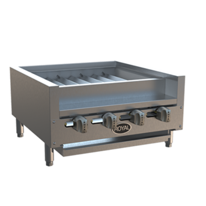 Brochettes à gaz Royal RKTB-24, 24 po, radiant, à poser, 72 000 BTU