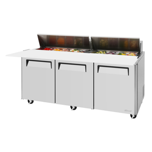 Turbo Air MST-72-18-N Unité de préparation réfrigérée de 18 bacs de 184 cm (72 po) et 651 litres (23 pi³)