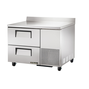 True TWT-44D-2-HC 44.5" Commercial Deep Worktop Refrigerator With Two Drawers