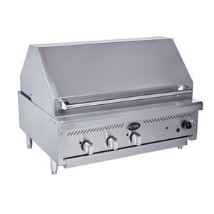 Royal RIBT-24 24" Countertop Gas Infrared Charbroiler 70,000 BTU