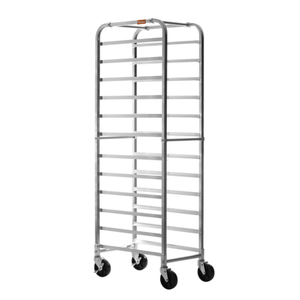 Rosko RO-RACK-1216-ALU Angled Aluminum Pan Rack 12 Pan Capacity