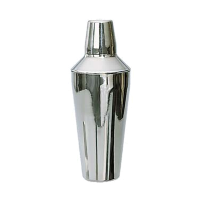 12 Oz Mini Cocktail Shaker Set With Polished Stainless Steel Finish For Professional Mixing