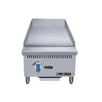 Bluelava BLGM12-20D 12"W Heavy Duty Countertop Gas Griddle