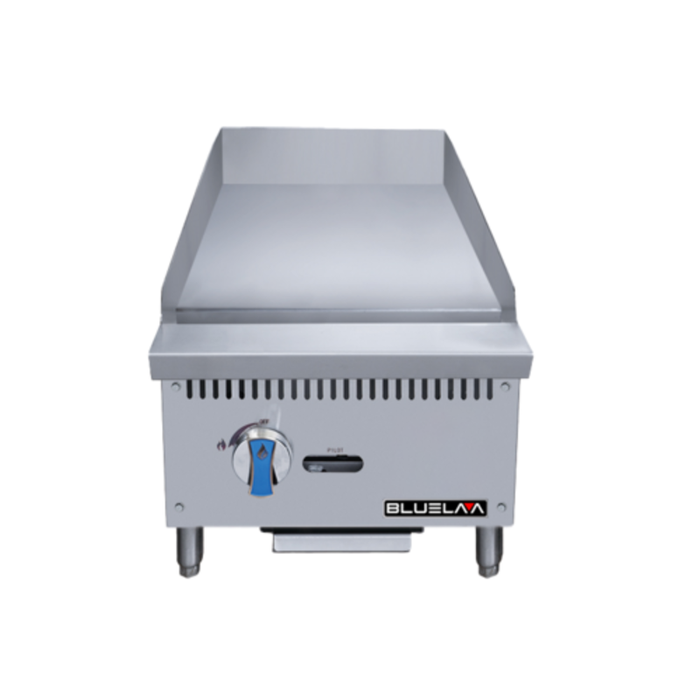 Bluelava BLGM12-20D 12"W Heavy Duty Countertop Gas Griddle