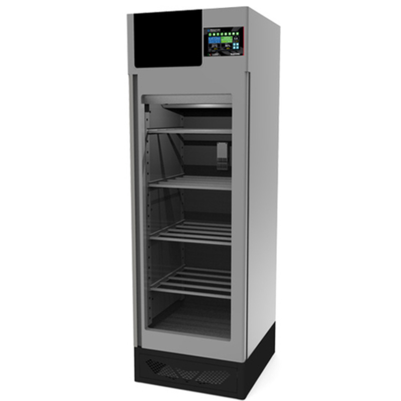 OMCAN 41474 28.74" Stagionello Meat Curing Aging Cabinet With Adjustable Shelves And Digital Control Panel