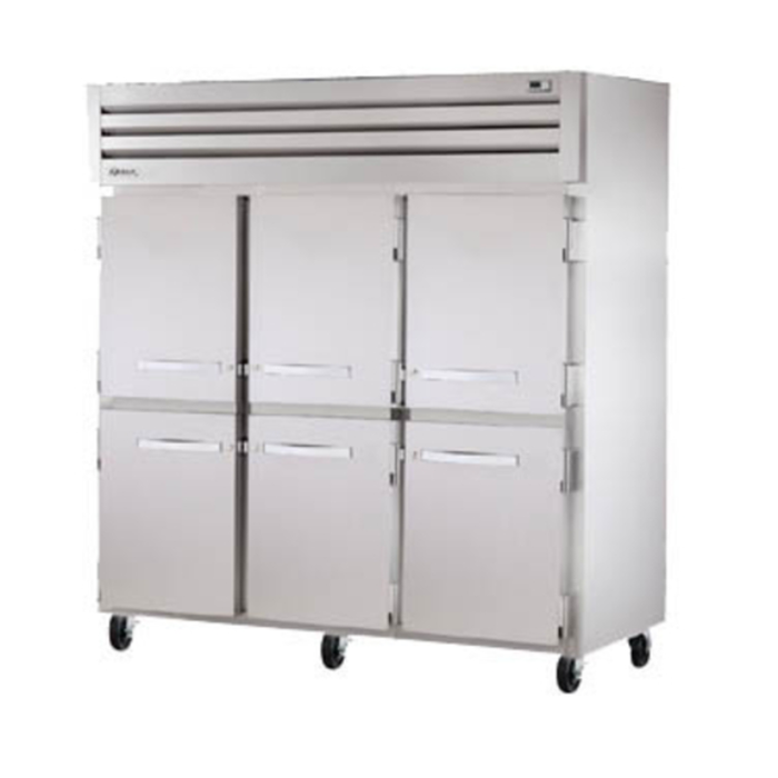 True Refrigeration STG3F-6HS-HC 77.75 Inch Three-Section Solid Door Freezer