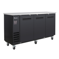 Blueair BLNBB-72B-HC 73-1/8 Inch Refrigerated Narrow Back Bar Cooler