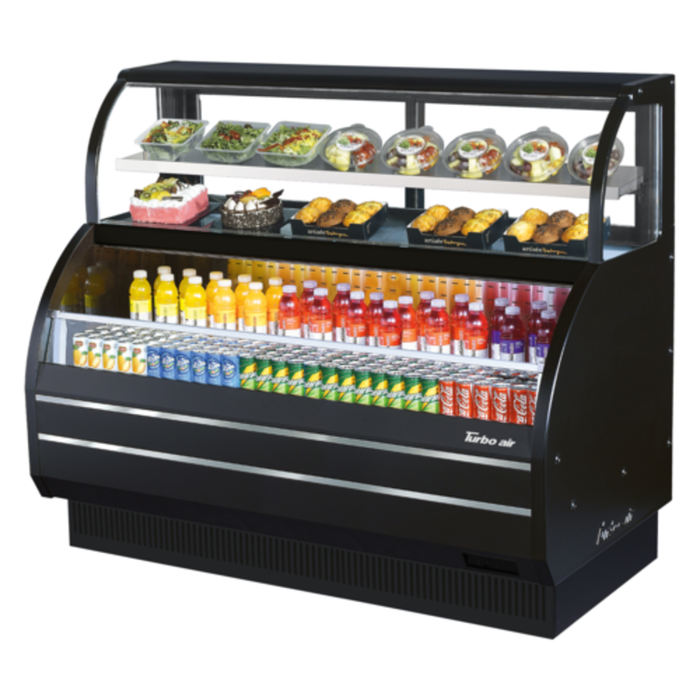 Turbo Air TOM-W-60SB-N 62-5/8"W Open Display Merchandiser Combination Case