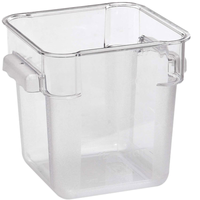 Omcan 80167 12 Quart Square Polycarbonate Food Storage Container