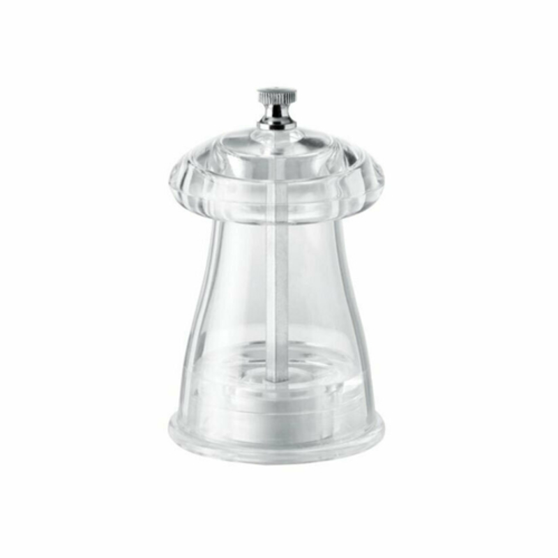 Clear Adjustable Ceramic Salt Mill Designed For Effortless Grinding And Stylish Presentation In Any Kitchen.