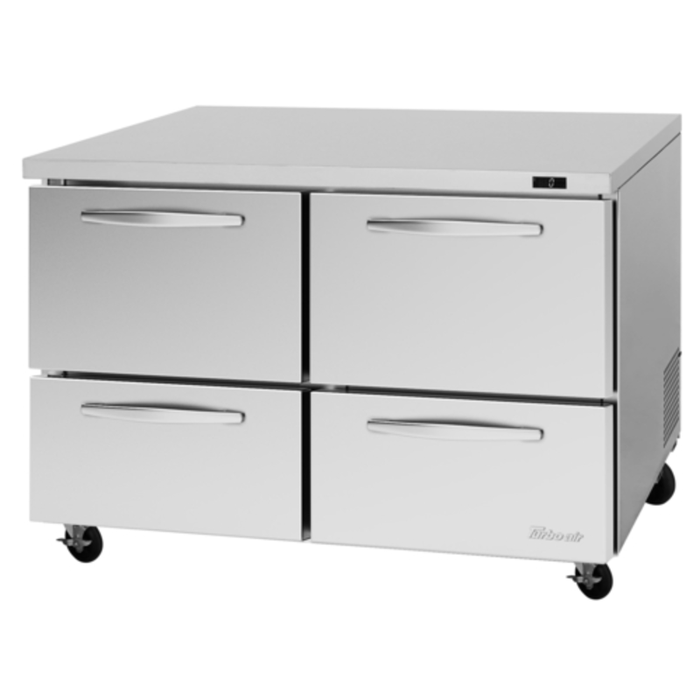 Turbo Air PUF-48-D4-N 48 1/4" Undercounter Freezer with Drawers