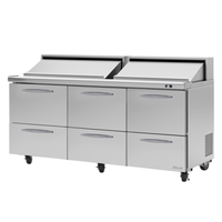 Turbo Air PST-72-D6-N 72" PRO Series Refrigerated Sandwich/Salad Unit
