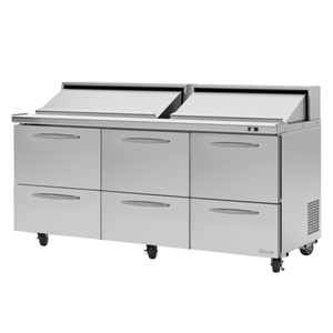 Turbo Air PST-72-D6-N 72" PRO Series Refrigerated Sandwich/Salad Unit