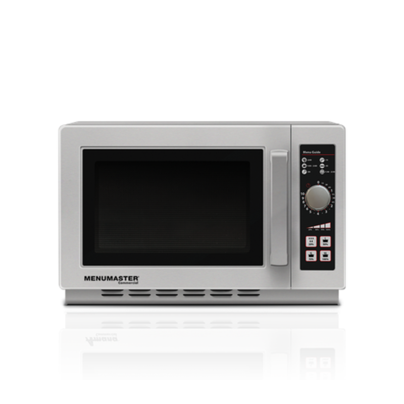 Menumaster MCS10DSE Commercial Microwave Oven Front View, Ideal For Quick-Service Kitchens And Medium-Volume Foodservice Operations.