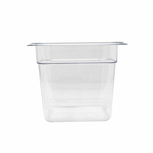 Omcan 80048 1/6 Size 6-15/16" x 6-3/8" Polycarbonate Food Pan