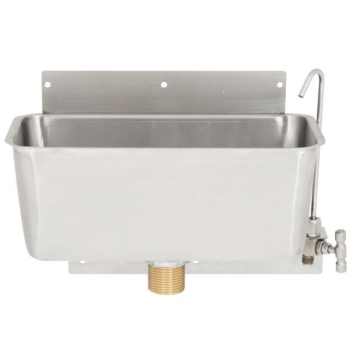 Omcan 48176 Ice Cream Dipper Well & Faucet Set 5.4"W