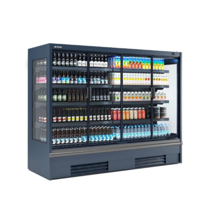 Réfrigérateur de présentation Infrico IAG-ML09DCPCM1 de 101,6 cm et 601,7 litres