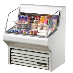 Présentoir commercial réfrigéré horizontal à rideau d'air True THAC-36-HC-LD 36"