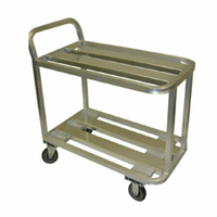 Winholt ALUC-2-2036-36H Aluminum Utility Cart 42"L x 20"W 1200 lb.