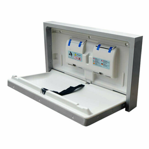 Omcan 44558 Stainless Steel Cover Horizontal Baby Changing Station