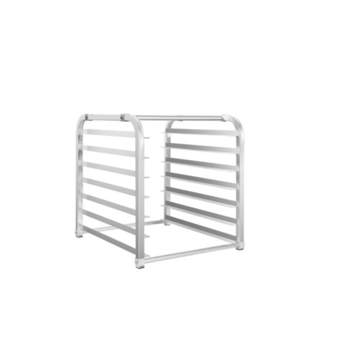 Mixrite by Atosa Heavy Duty Aluminum 7 Pan Capacity Rack commercial bun pan rack aluminum sheet pan holder open frame