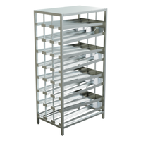 Winholt CR-156F-BUC 42"L x 27.2"W FIFO Can Rack, (156) #10 Can Capacity