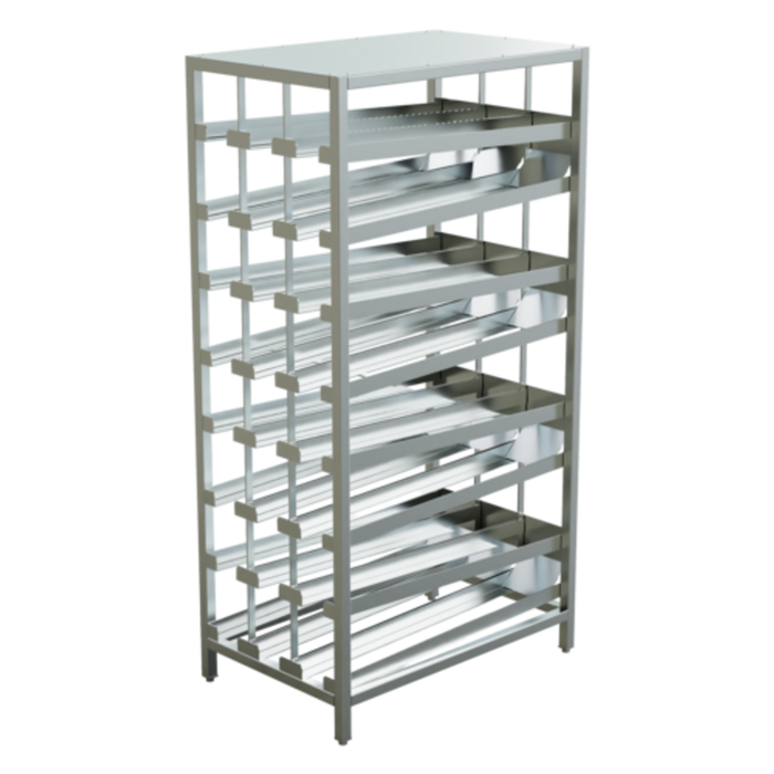 Winholt CR-156F-BUC 42"L x 27.2"W FIFO Can Rack, (156) #10 Can Capacity