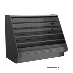 Structural Concepts GHSS860RLB 99-3/4"W Refrigerated Self-Serve Display Case