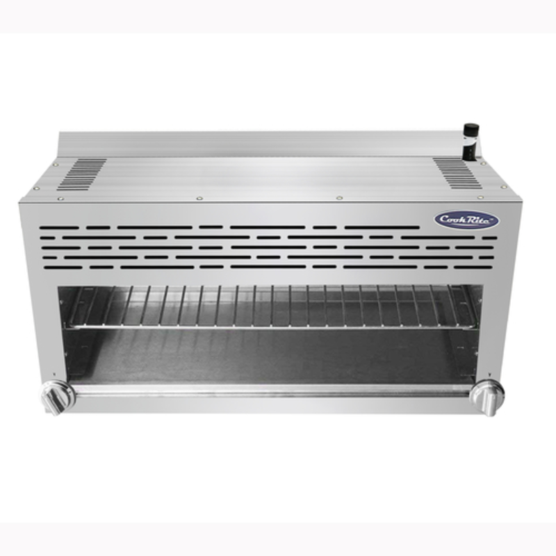 CookRite ATCM-36 36" Gas Infrared Cheesemelter Designed For Commercial Kitchens Cooking Cheese To Perfection