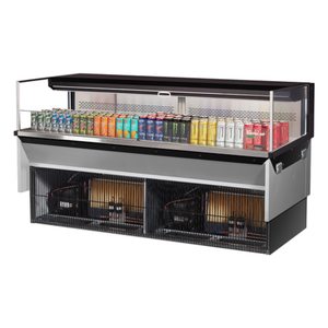 Vitrine réfrigérée encastrable à profil bas Turbo Air TOM-72L-UF-W(B)-1SI-N 183 cm