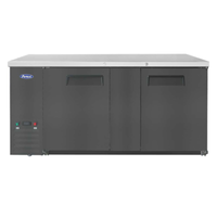 Atosa SBB69GRAUS2 68" Two-Section Shallow Depth Back Bar Cooler