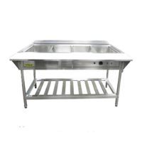 Adcraft EST-240 Electric Water Bath Steam Table 57.25"L x 26"W