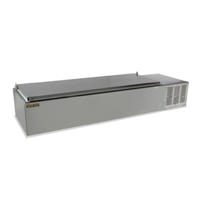 Silver King SKPS12A-ELUS1 57" Refrigerated Countertop Pan Rail