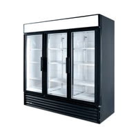 True GDM-72 Refurbished 78.1" Three Glass Door Refrigerator