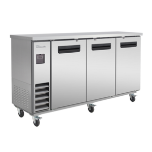 Blueair BLNBB-72S-HC 73-1/8" Refrigerated Narrow Back Bar Cooler
