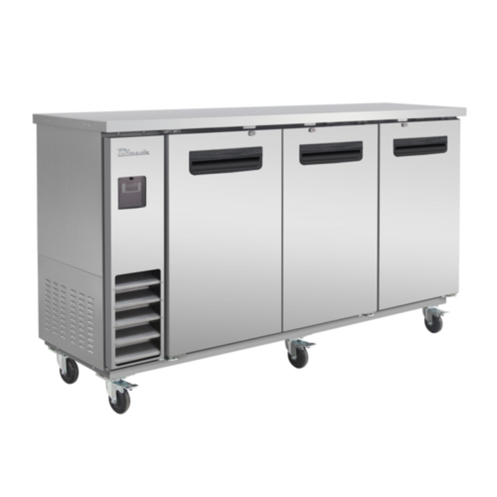 Blueair BLNBB-72S-HC 73-1/8" Refrigerated Narrow Back Bar Cooler