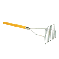 Presse-purée de marque WPM-24 de 61 cm de long avec tête carrée de 13,3 cm