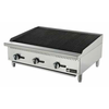 EFI Sales RCTRC-36P 36 Inch Gas Countertop Charbroiler With Three Knobs And Stainless Steel Design