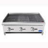 CookRite ATCB-36 36"W Gas Countertop Charbroiler Featuring Three Burners For Efficient Grilling - Gas Countertop Charbroiler